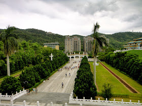 View from National Palace Museum Taipei Taiwan
