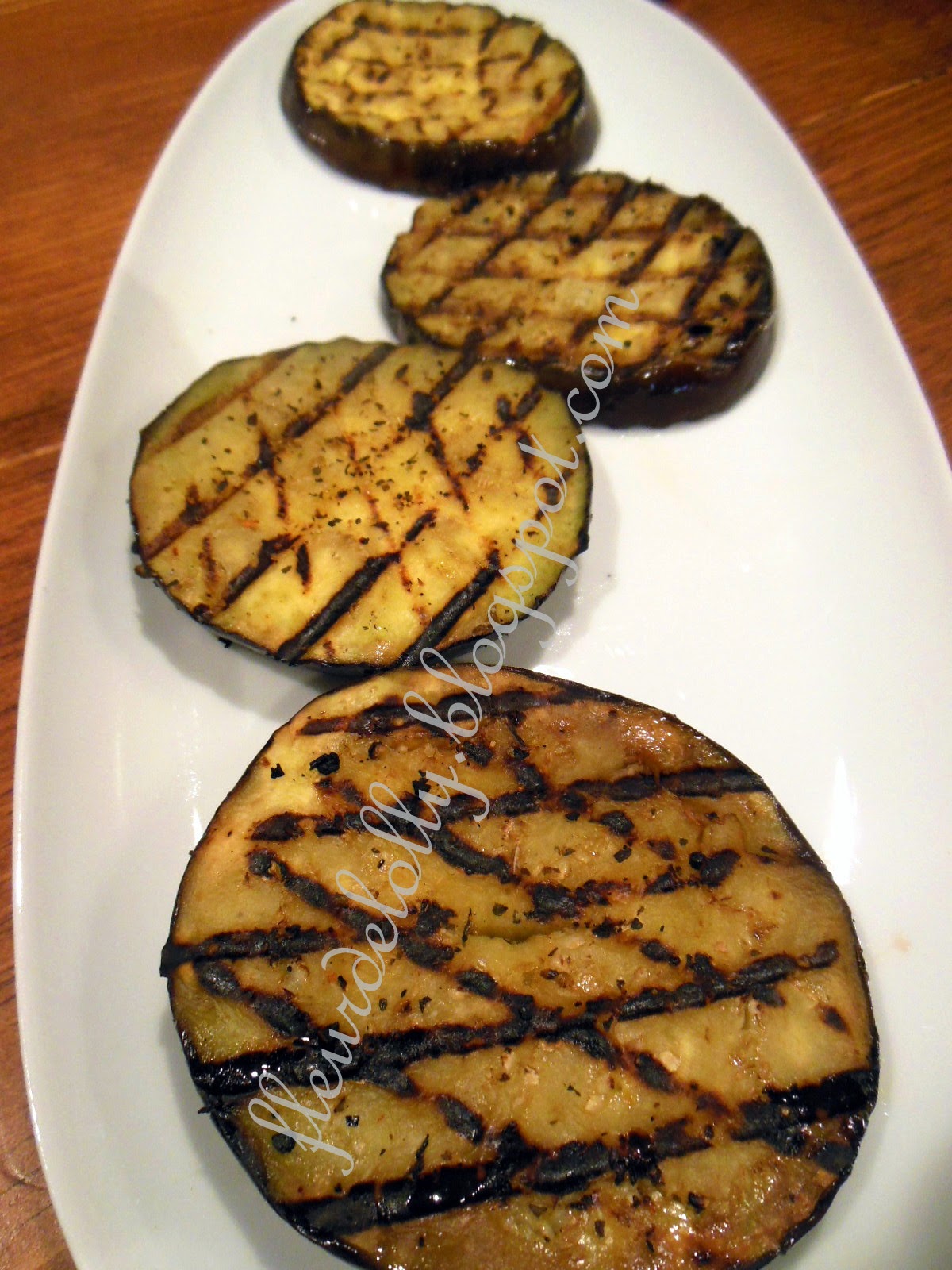 Fleur de Lolly Tapas Thursday Grilled Eggplant with Tomatoes and