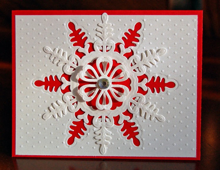 SCRAPS of (my) Life Snowflake Card
