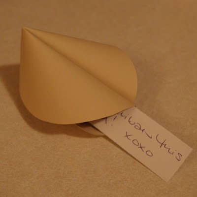 Fortune Cookie Love Note