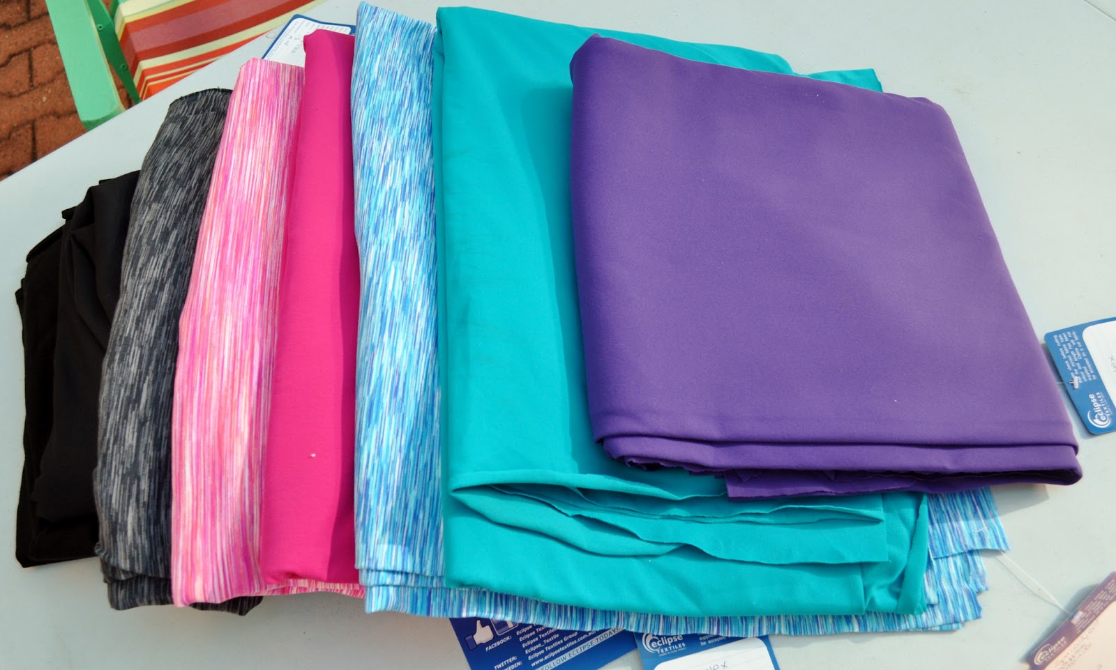 Bloom's Endless Summer Workout wear fabric