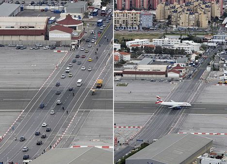 gibraltar Airport Paling diTakuti Pilot Sedunia