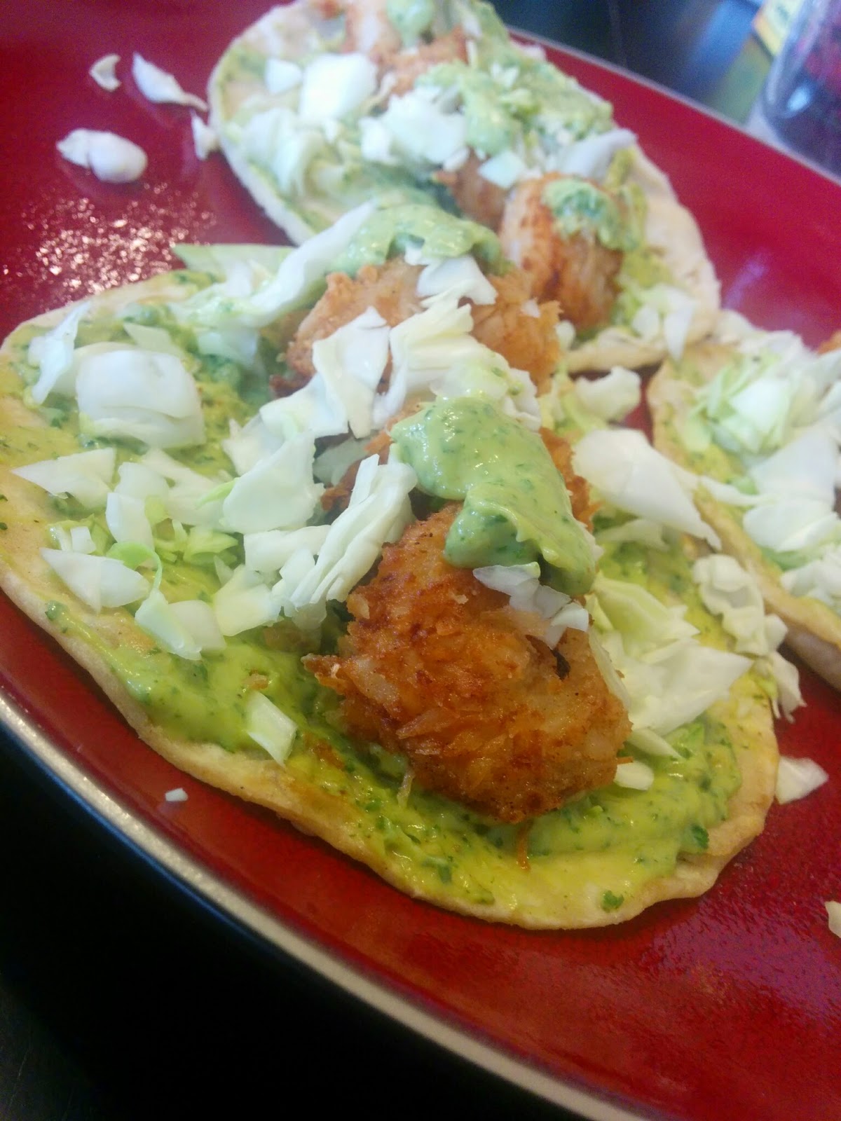 The Goudie Chronicles Paleo Coconut Shrimp Tacos with Avocado Cilantro