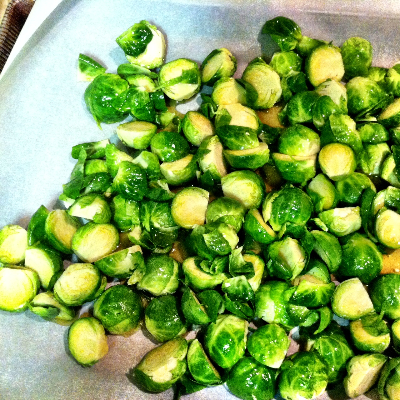 A Simply Raw Life ROASTED BRUSSEL SPROUTS WITH CRANBERRIES
