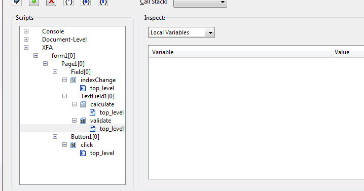 Adobe Livecycle Javascript Debugging