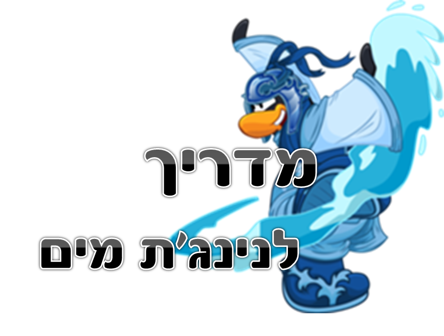 מדריך לנינג'ת מים