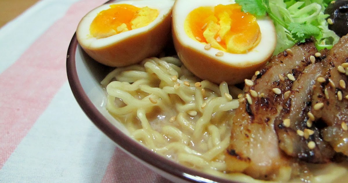 Annielicious Food Ramen Eggs (with Tonkotsu Ramen)
