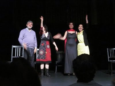 Recital de poesía de Jenaro Talens y Mónica López Bordón. Corral de Comedias. Alcalá de Henares