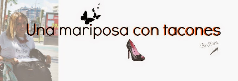 una mariposa con tacones