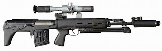 Dragunov SVU sniper rifle