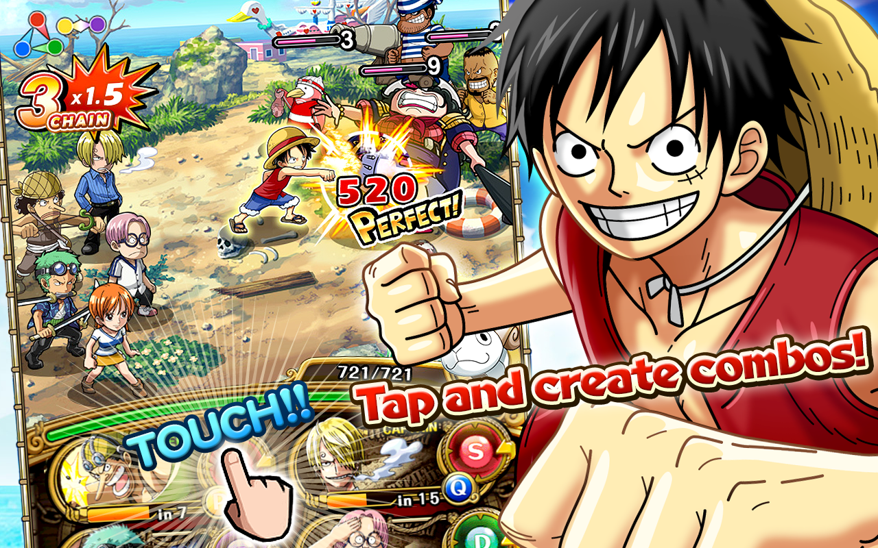 One Piece Treasure Cruise Apk v5.1.2 (Mod God/High Attack) ~ ANDROID4STORE