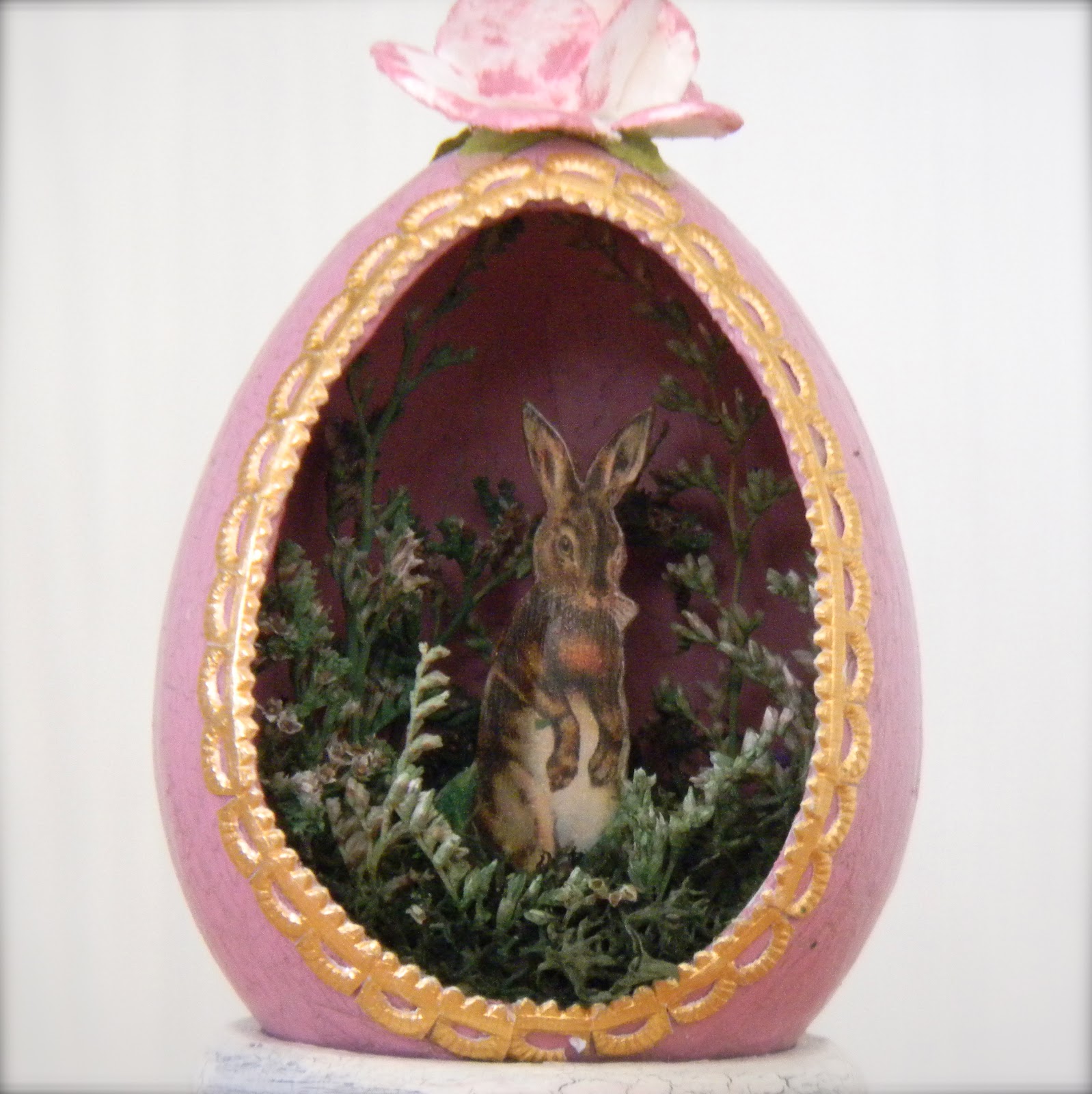 ginderellas PaperMache Easter Eggs