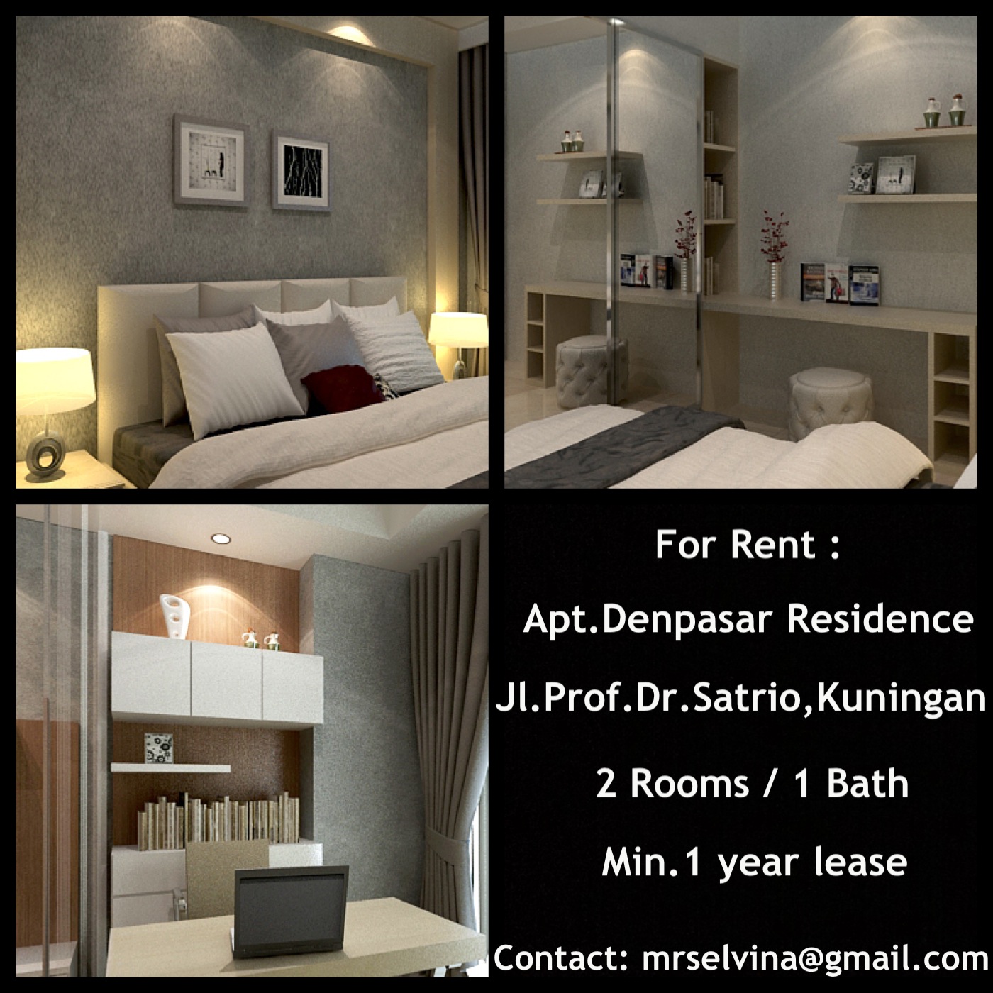 Available for Rent Exclusive Apartment at Denpasar Residence