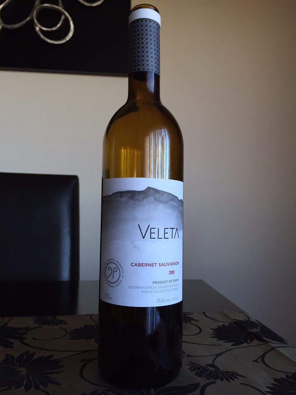 Probando Vinos Veleta Sauvignon Crianza 2009