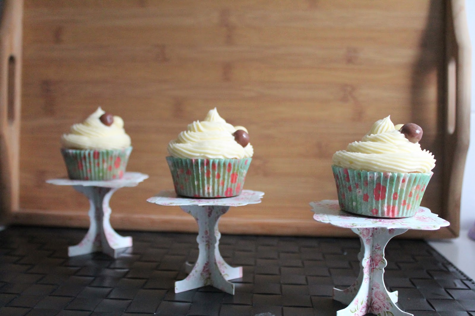 Cupcakes De Chocolate Blanco Deliciosos
