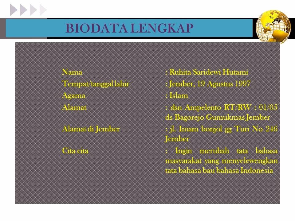 Tugas 1 Ppt Biodata Diri
