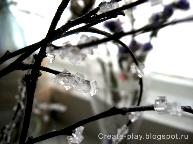 Grow crystals