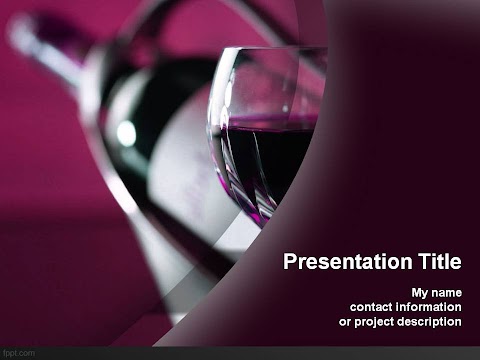 Drink PowerPoint template 1