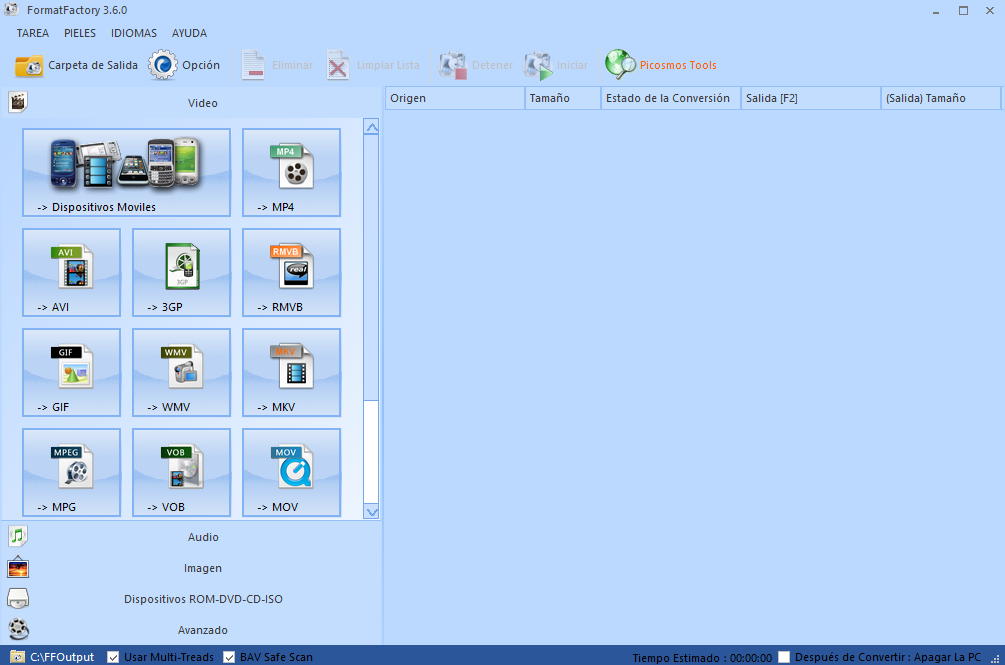 Format Factory 3.6.0, un excelente programa que convierte tus vídeos