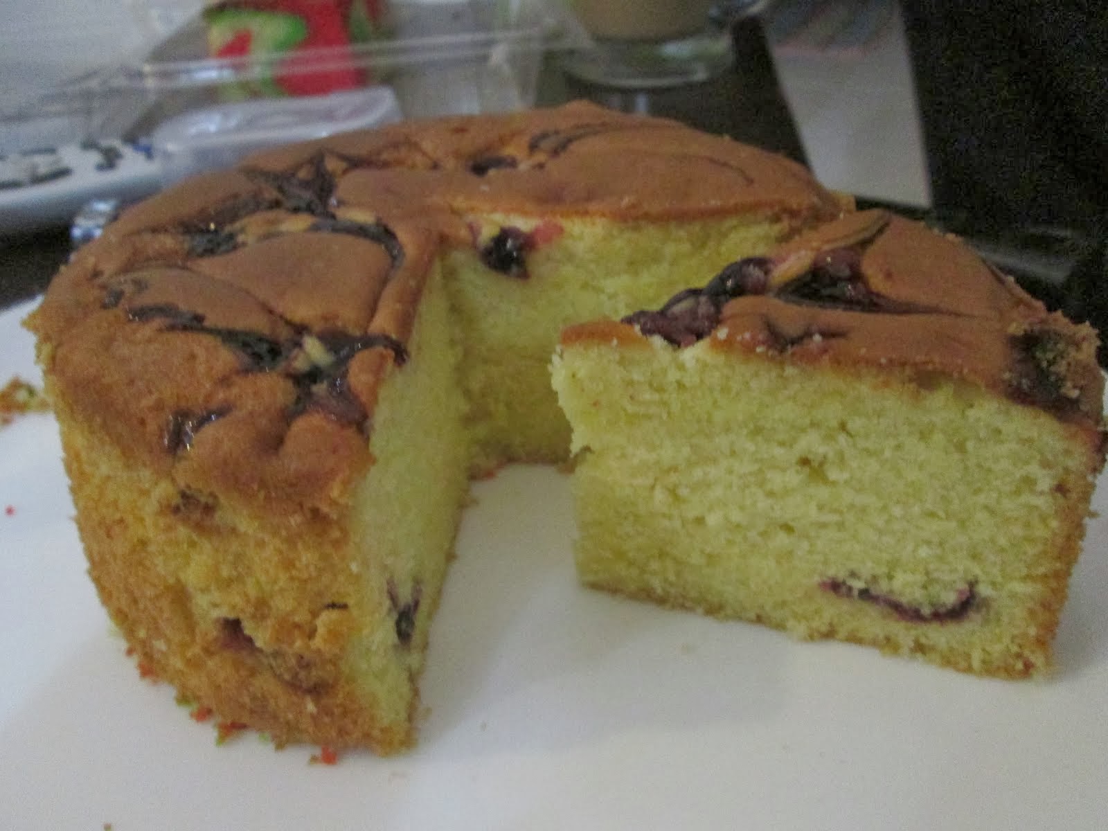 Blueberry Butter Cake