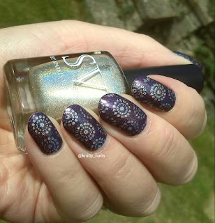 Moyou London Artist 04 and SV by Sparkly Vernis Gilded Lemon Drops