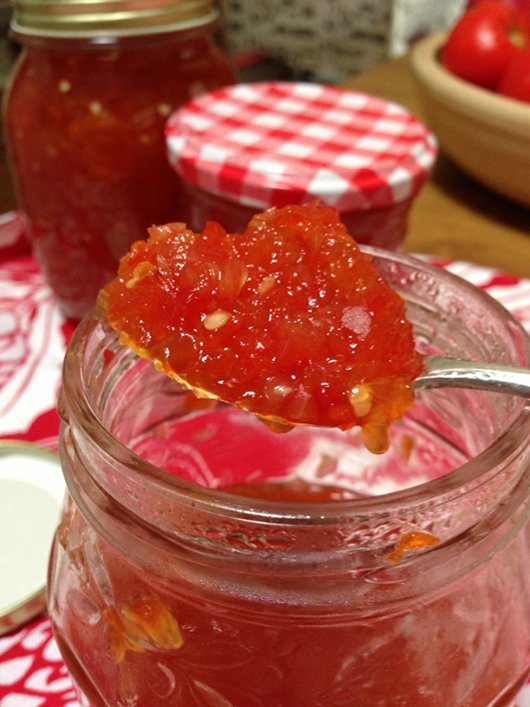 Homemade chilli jam Down to Earth