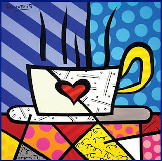 Inmoda mexico: romero britto.... taza de cafe
