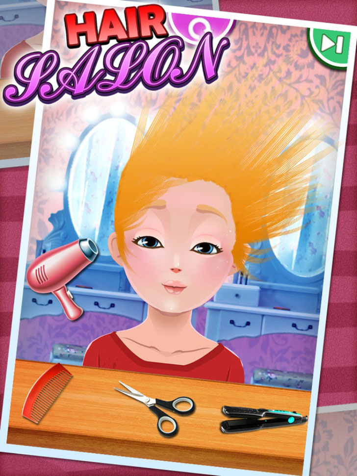 Hair Salon - Fun Kids Games App iTunes App By George CL - FreeApps.ws