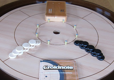 Crokinole - The game in its finished state