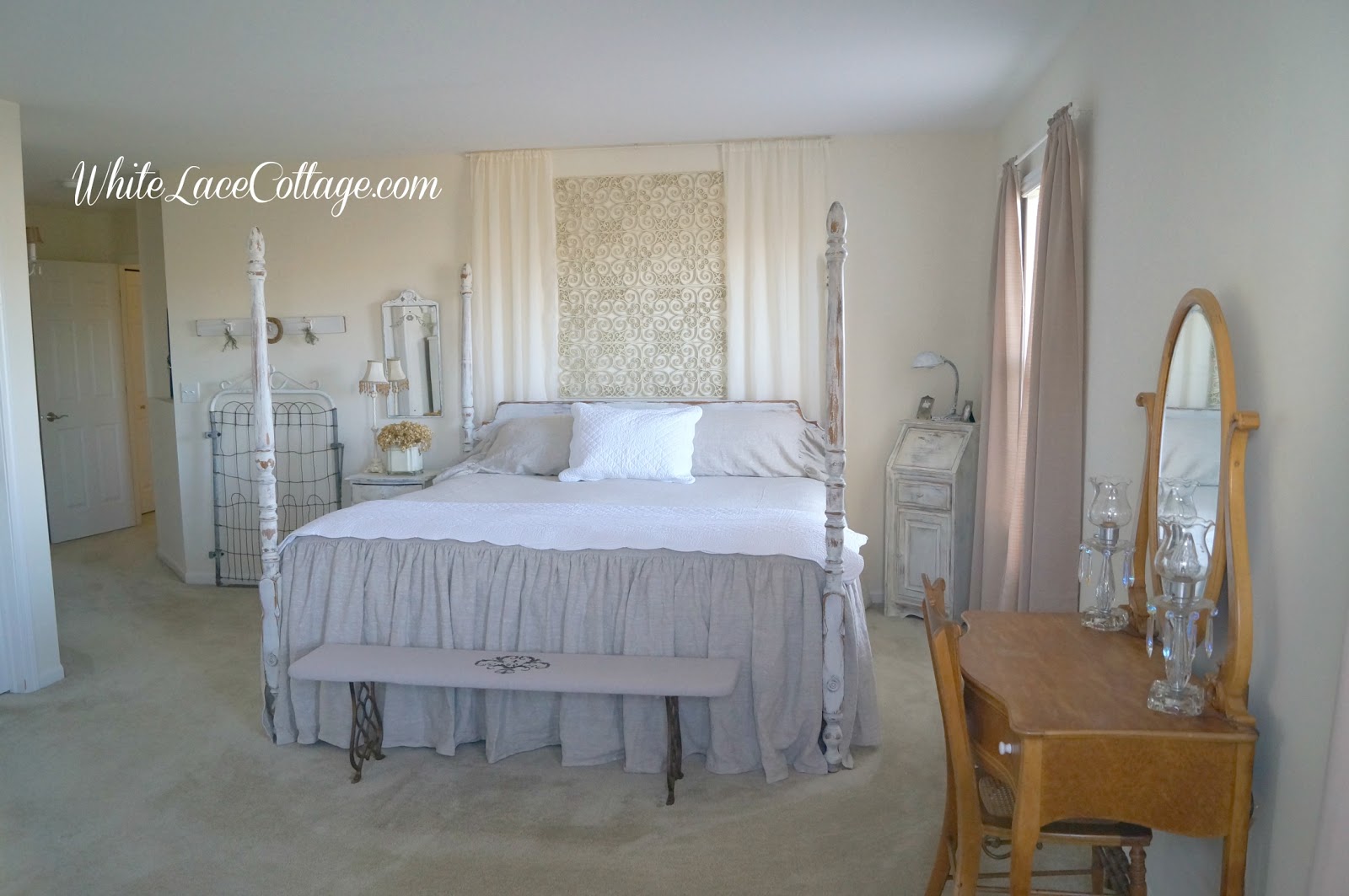 French Charm Bedroom Reveal White Lace Cottage