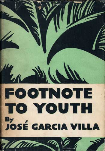 What is the summary footnote to youth by jose garcia villa?