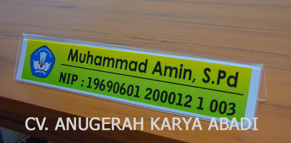 Nama Meja Papan Data CV. Anugerah Karya Abadi Semarang