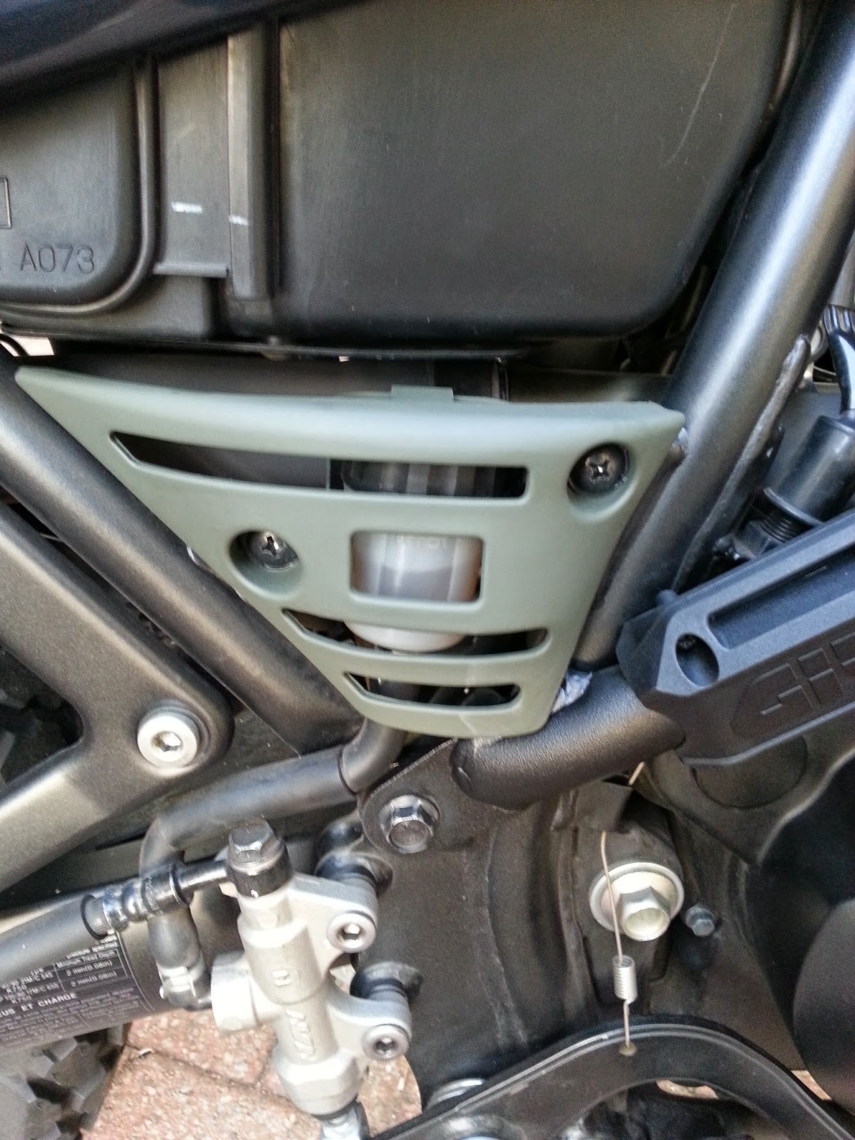 My KLR 650 Mods and farkles KLR650 Tool Tube