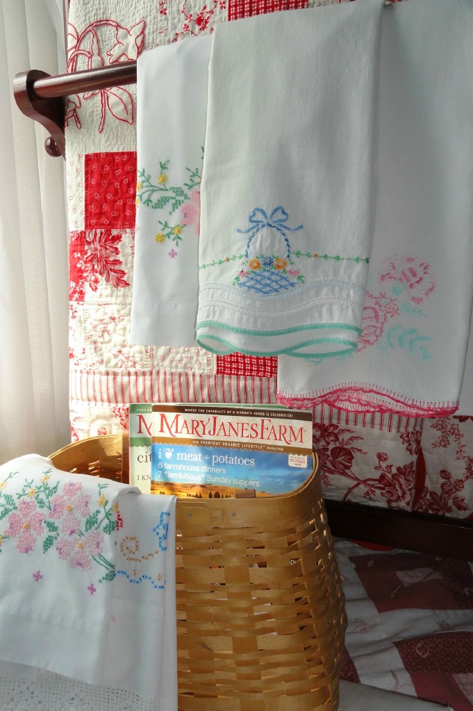 Threads in the Nest The Embroidered Pillowcase