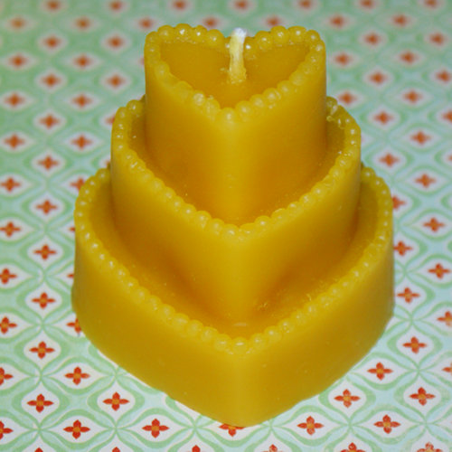 Homemade Valentine's Day Gift Idea Heart Shaped Beeswax Candles DIY Soap Deli News