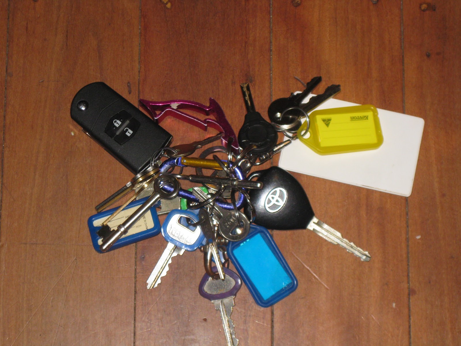 What's on your key ring? When is it too many?