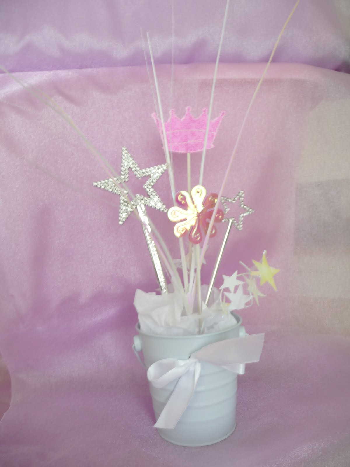From my home... Princess Centerpieces