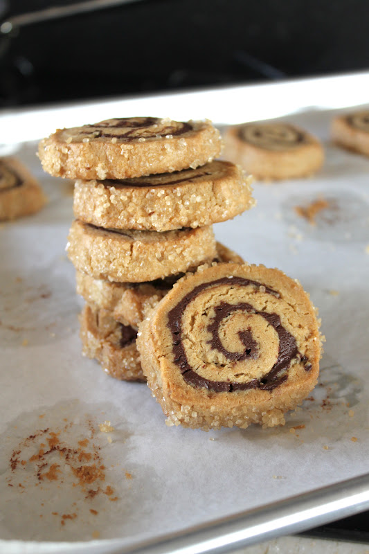 Peanut Butter Chocolate Swirl CookiesThe Little Epicurean