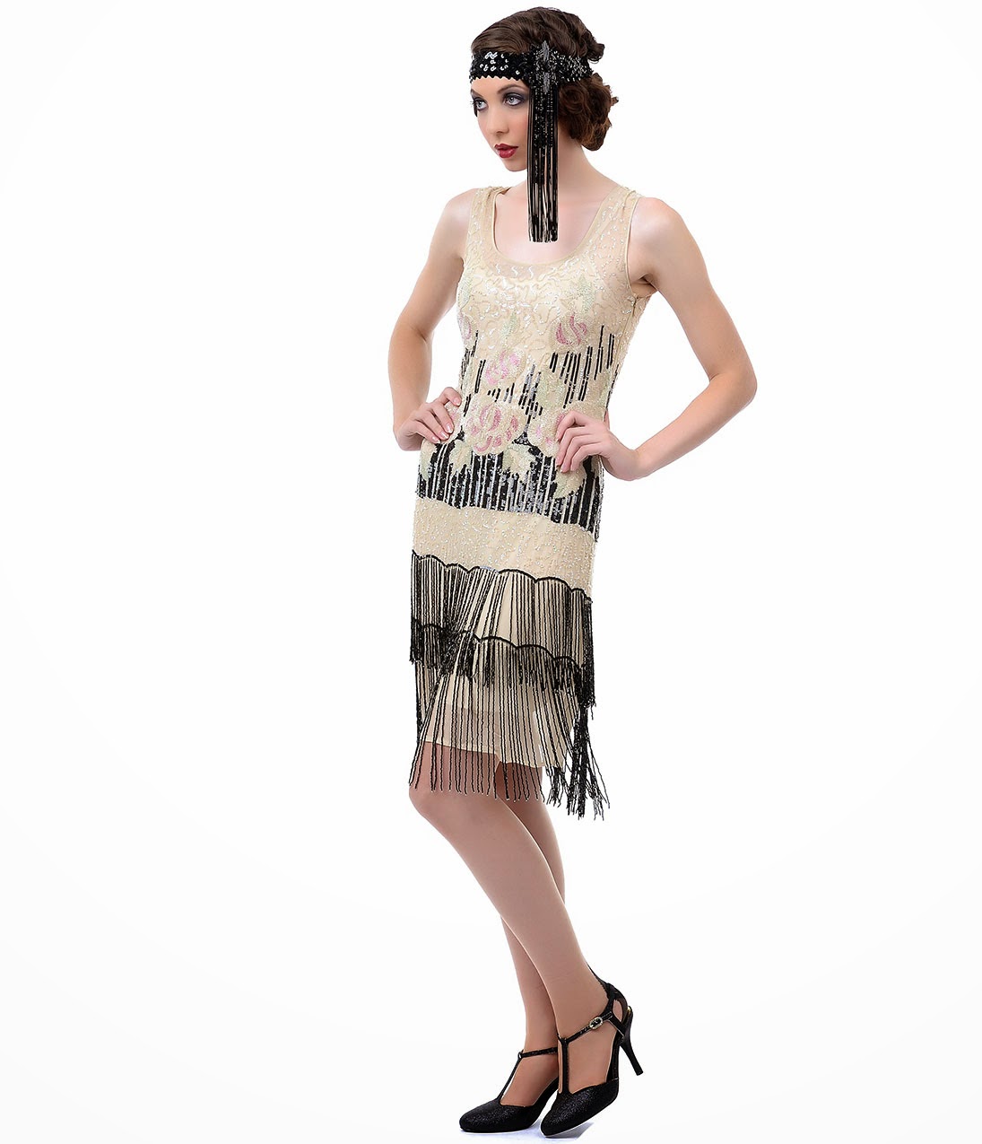 vintage flapper dress