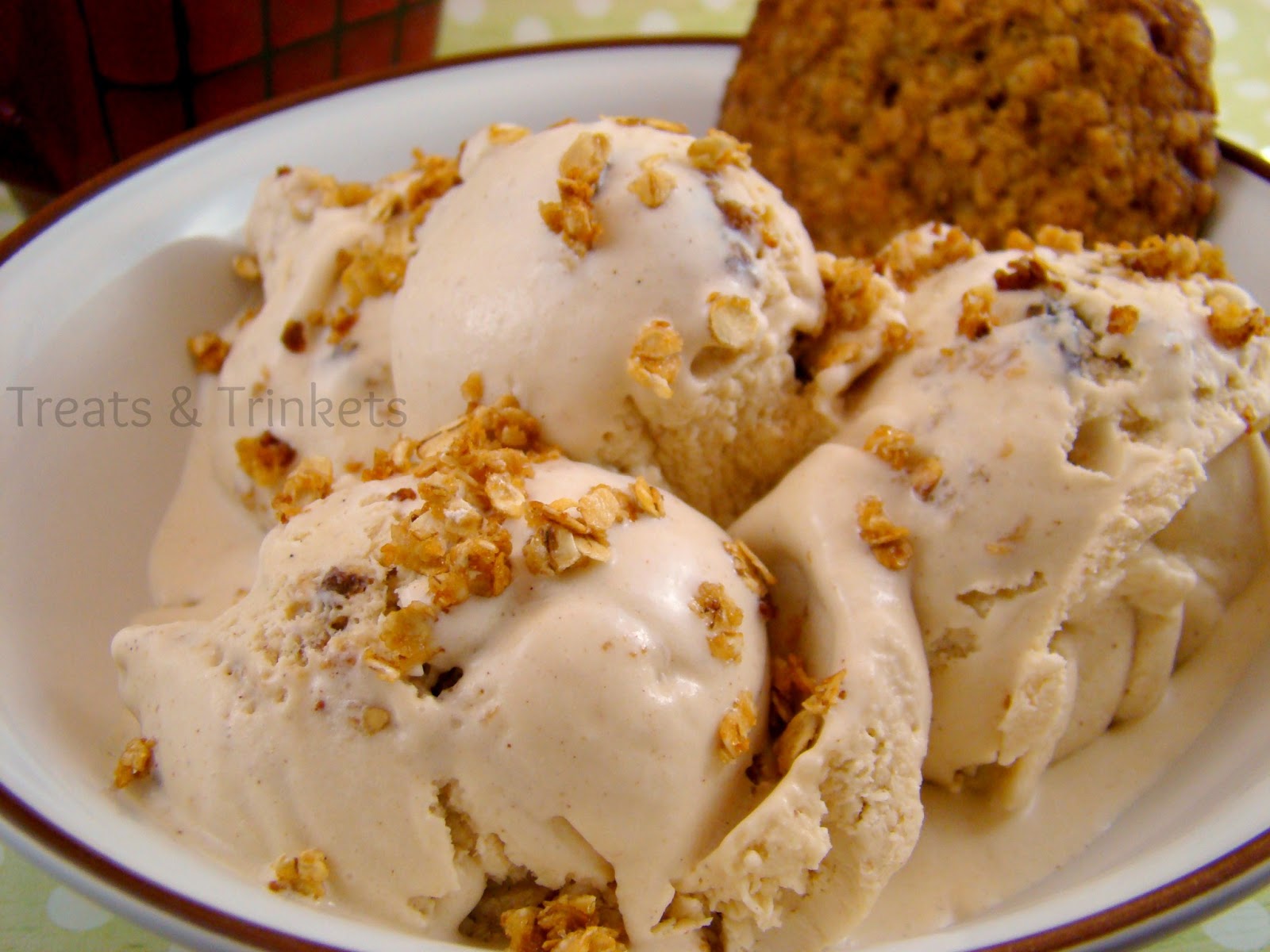Treats & Trinkets Oatmeal Ice Cream Breakfast for Dinner SundaySupper