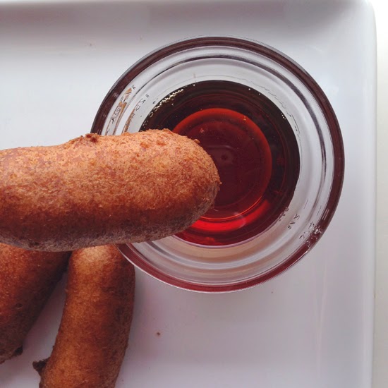 Food Pusher Pancake Sausage Dogs (on a Stick)