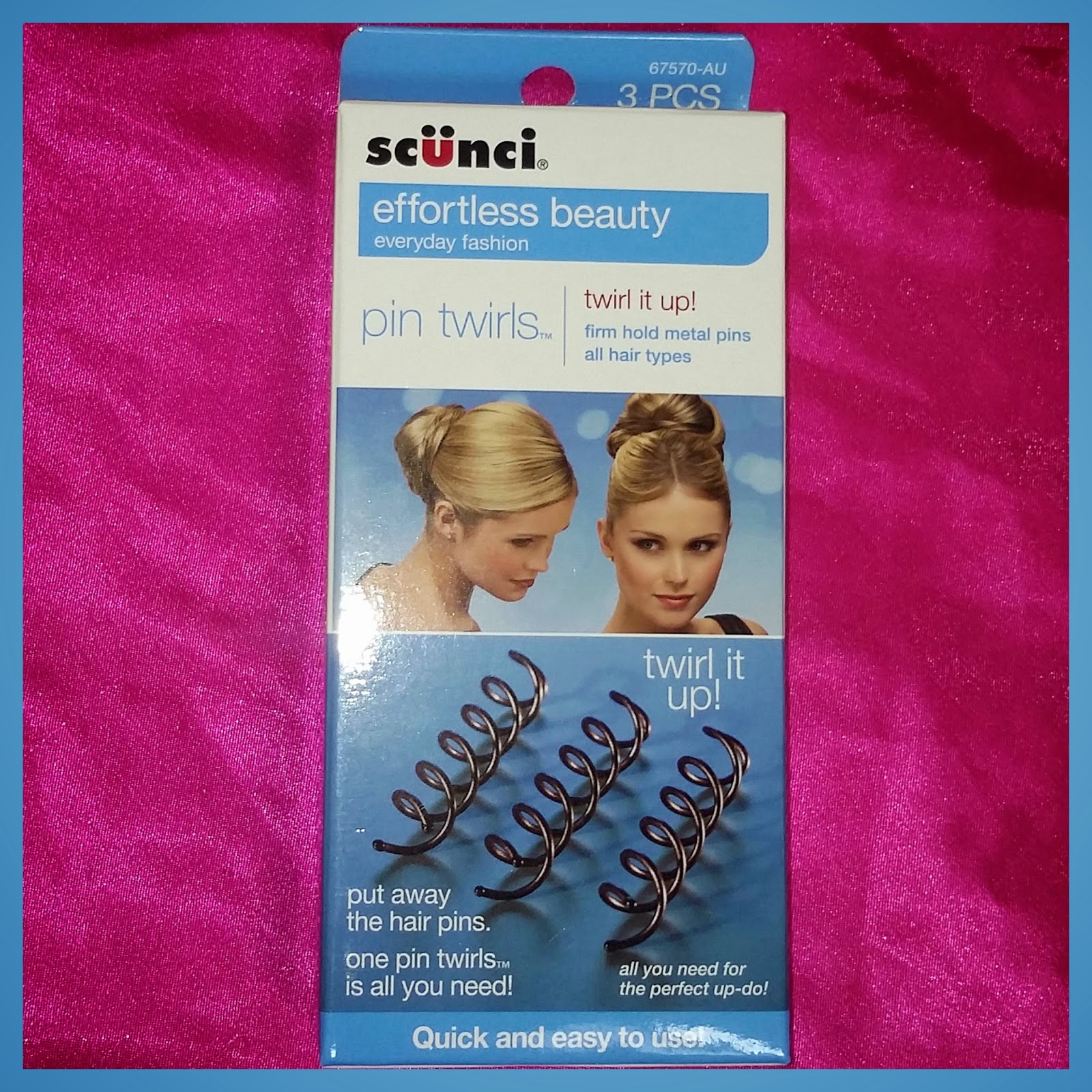 SCUNCI PIN TWIRLS SIDE BUN STEP BY STEP HAIR TUTORIAL HOW TO REVIEW VIDEO!​