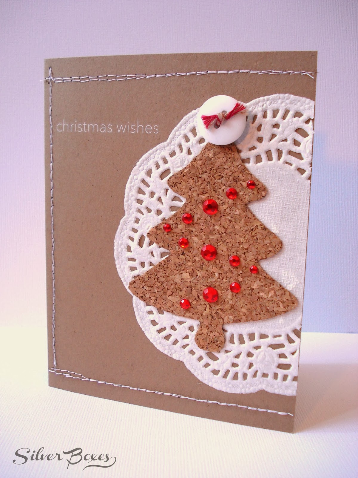 Silver Boxes Five Days of Handmade Christmas Cards Day Two Cork!