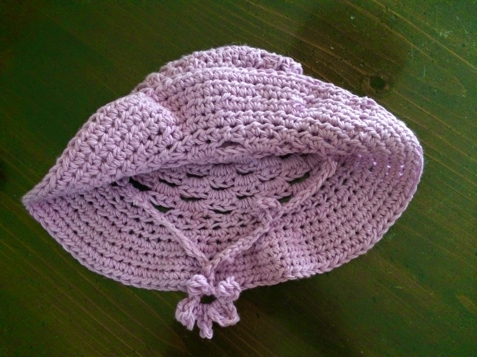 Not My Nanas Crochet!: Cluster Stitch Crochet Cotton Baby ...
