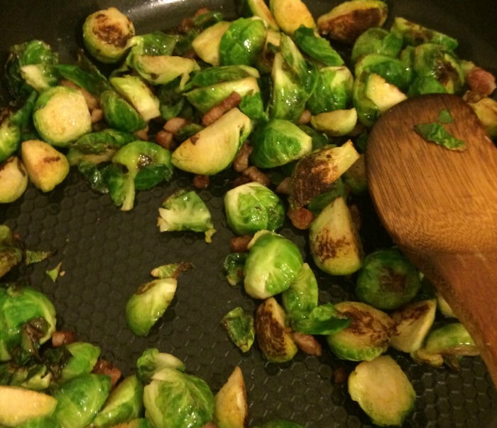 Keto / Low Carb Creamy Pancetta Brussels Sprouts First Time Mom and