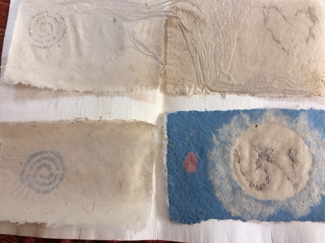 Sacred Papers Made During Summer 2017 Workshop