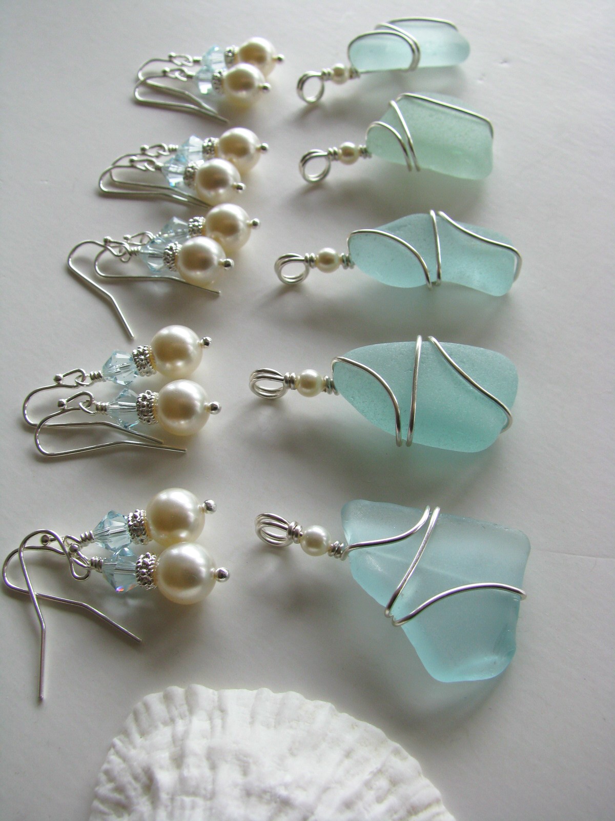 Boston Sea Glass Custom Wedding Jewelry