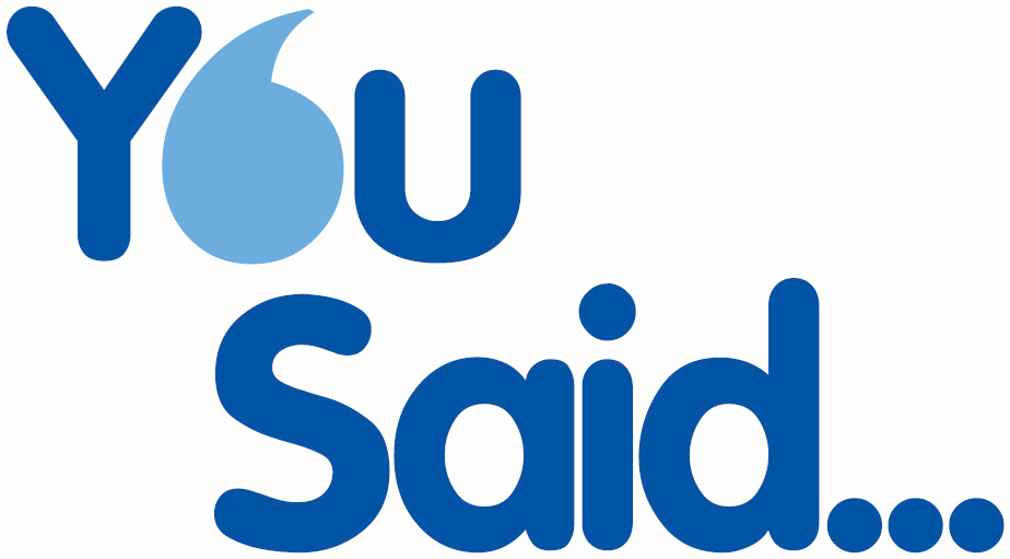 You Said