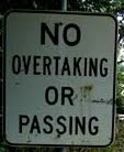 No overtaking