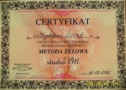 Certyfikat Metoda Żelowa